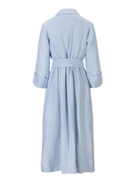 Kjole - Marja Linen Dress Kentucky Blue