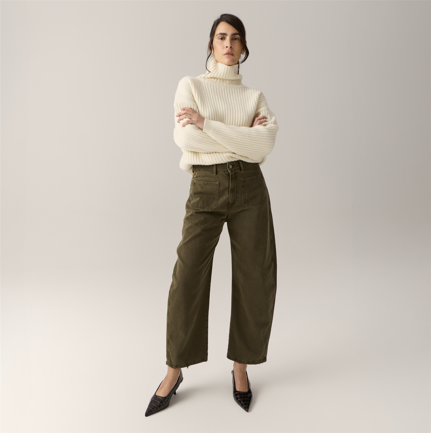 Jeans - Dali Otawa Vintage Olive Branch