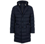 Jakke - Hyde Pad Hood Dark Blue