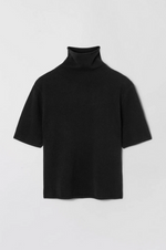 Genser - Margot Turtleneck Tee Jet Black