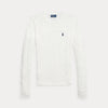 Genser - Cable-Knit Cotton Crewneck Sweater White