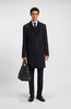 Frakk - Slim Fit Coat Wool Cashmere Dark Blue