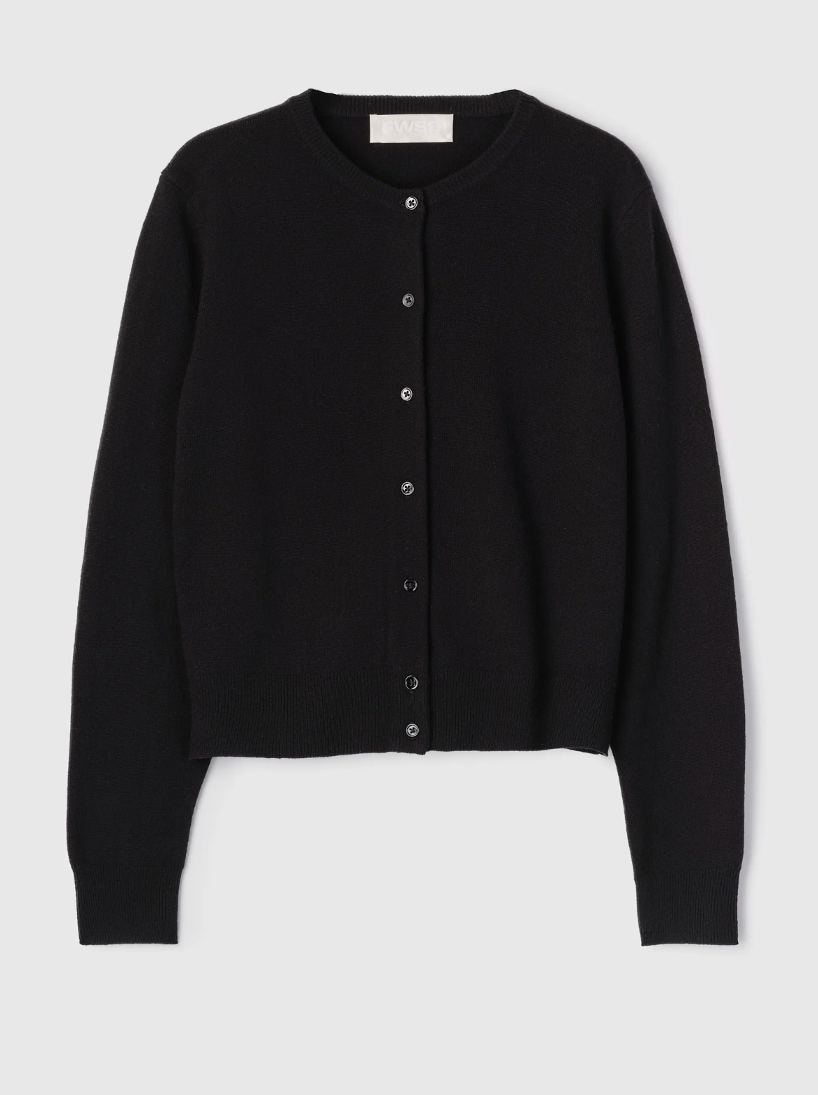 Cardigan - Classic Wool Cardigan Jet Black