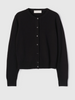 Cardigan - Classic Wool Cardigan Jet Black