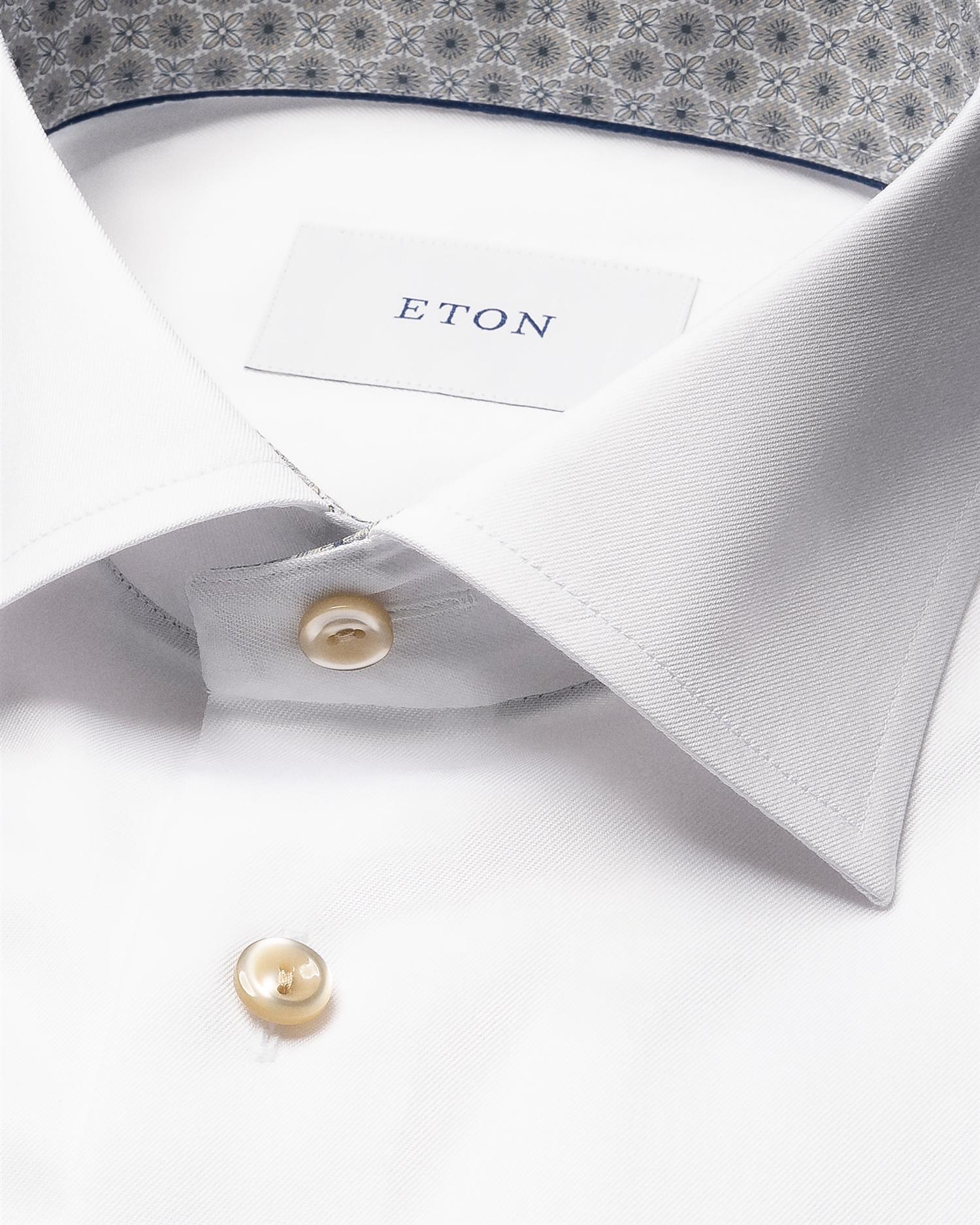 Skjorte - Medallion Effect Signature Twill Shirt Slim Fit