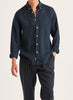 Linskjorte - Douglas Linen Shirt-Classic Fit Navy