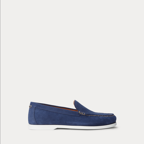 Mokkasiner - Merton Suede Venetian Loafer Navy