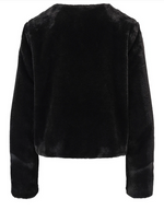 Jakke - Carro Fake Fur Jacket Black