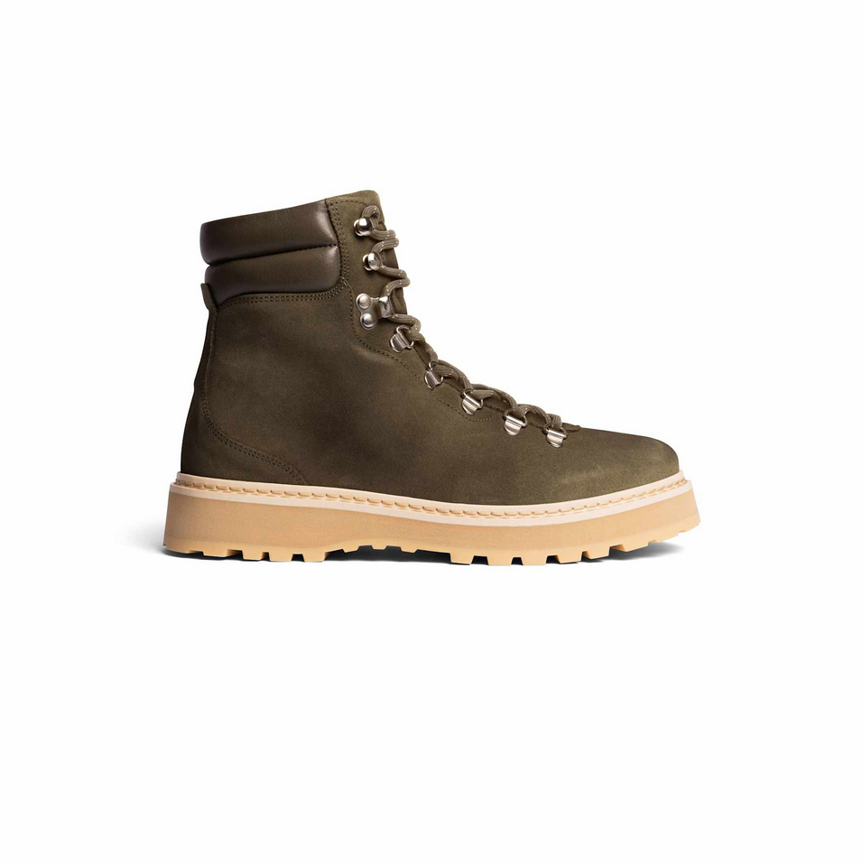 Boots - Hiking Suede Oliven Women