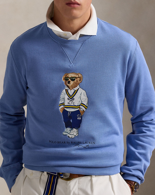 Genser - Polo Bear Fleece Sweatshirt Campus Blue