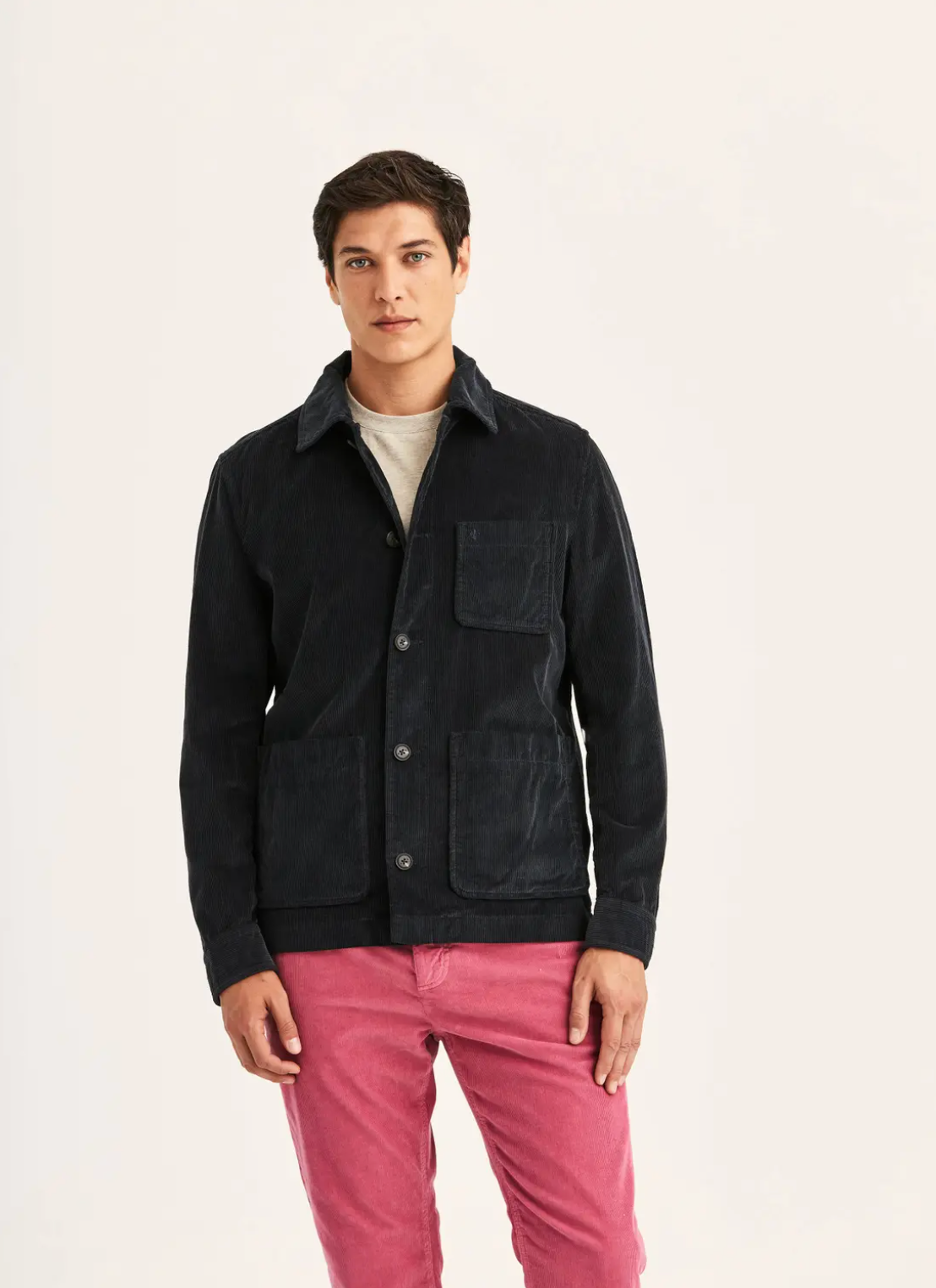 Jakke - Fenix Cord Shirt Jacket Blue