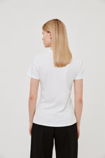 T skjorte - Roundneck Cotton Jersey Tee White