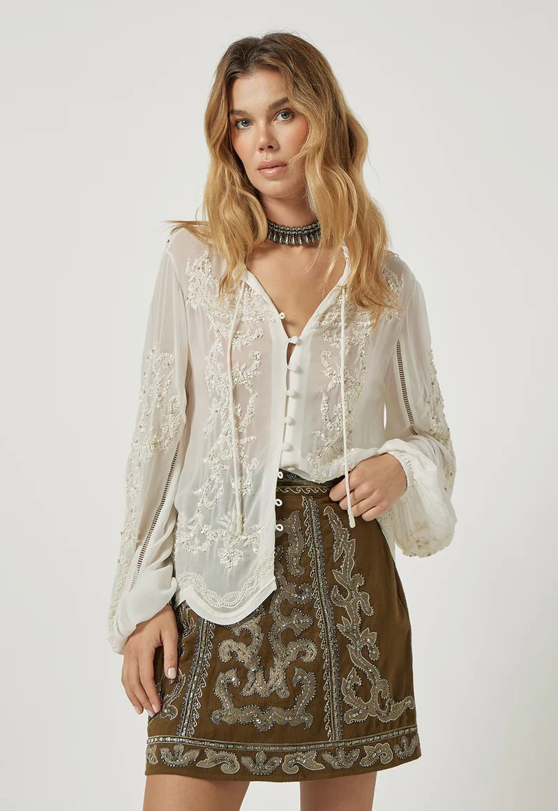 Bluse - Ultane Top Vanilla