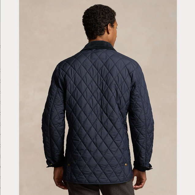 Ytterjakke - Quilted Car Coat Navy