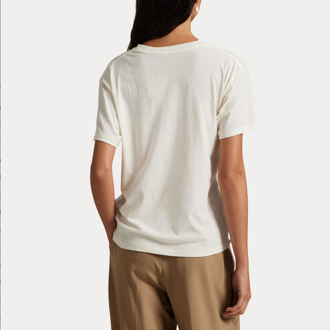 T skjorte - Polo Bear Cotton Jersey Tee Warm White