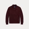 Genser - Wool Quarter-Zip Sweater Aged Wine Heather