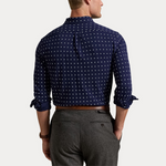 Skjorte - Square Print Featherweight Mesh Shirt