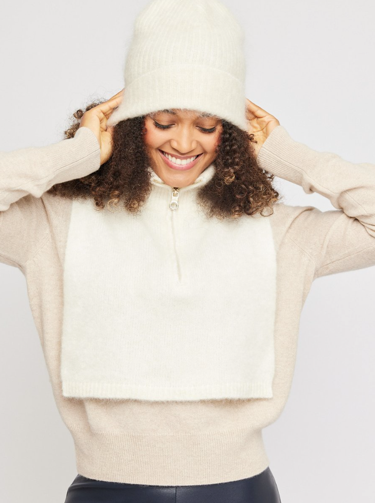 Hals - Belinda Chunky High Neck Bright White