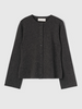 Genser - Milano Knit Wool Blazer  Graphite