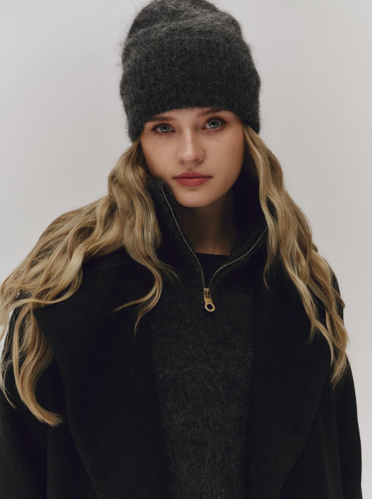 Hals - Belinda Chunky High Neck Charcoal
