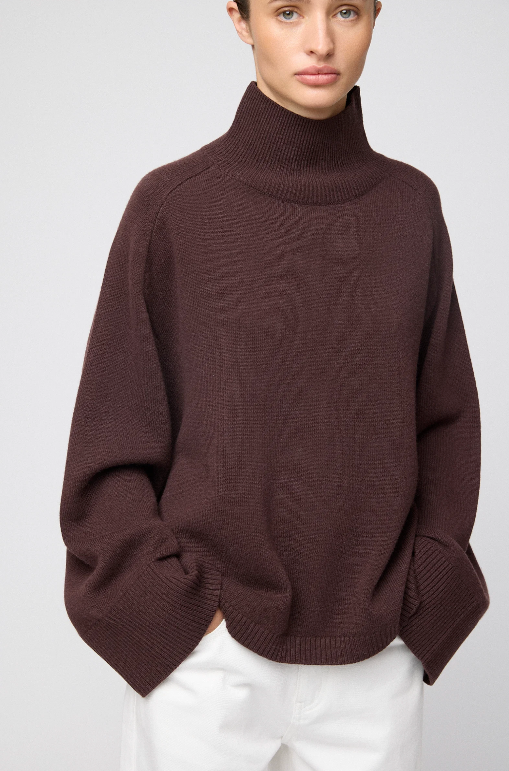 Genser - Cape Cod Turtleneck Chocolate Brown