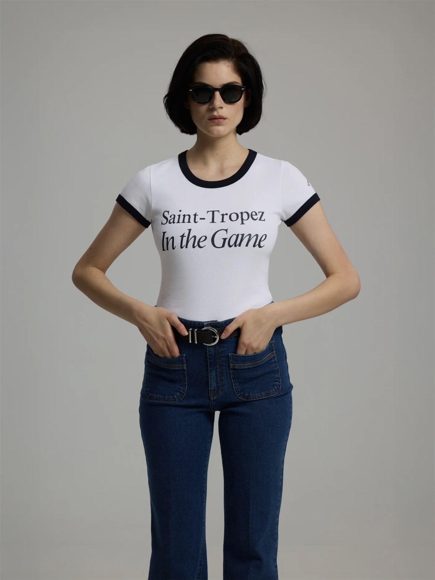 T Skjorte - Falonia T Shirt White Saint Tropez