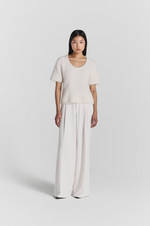 Genser - Juliana Short Sleeve Knit Ivory