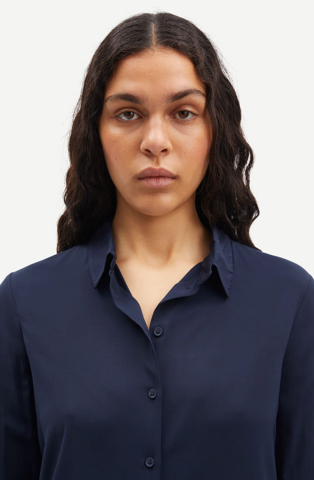 Skjorte - Milly Shirt Dark Sapphire