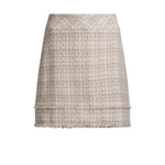 Skjørt - Vafrosa Slim-Fit Tweed Mini Skirt With Fringing Open Miscellaneous