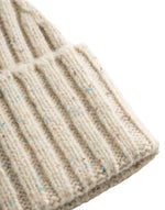 Lue - Wells Fleck Rib Beanie Light Sand