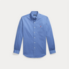 Skjorte - Custom Fit Featherweight Twill Shirt Nimes Blue