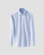 Skjorte - Semi Solid Signature Twill Contemporary Shirt Light Blue