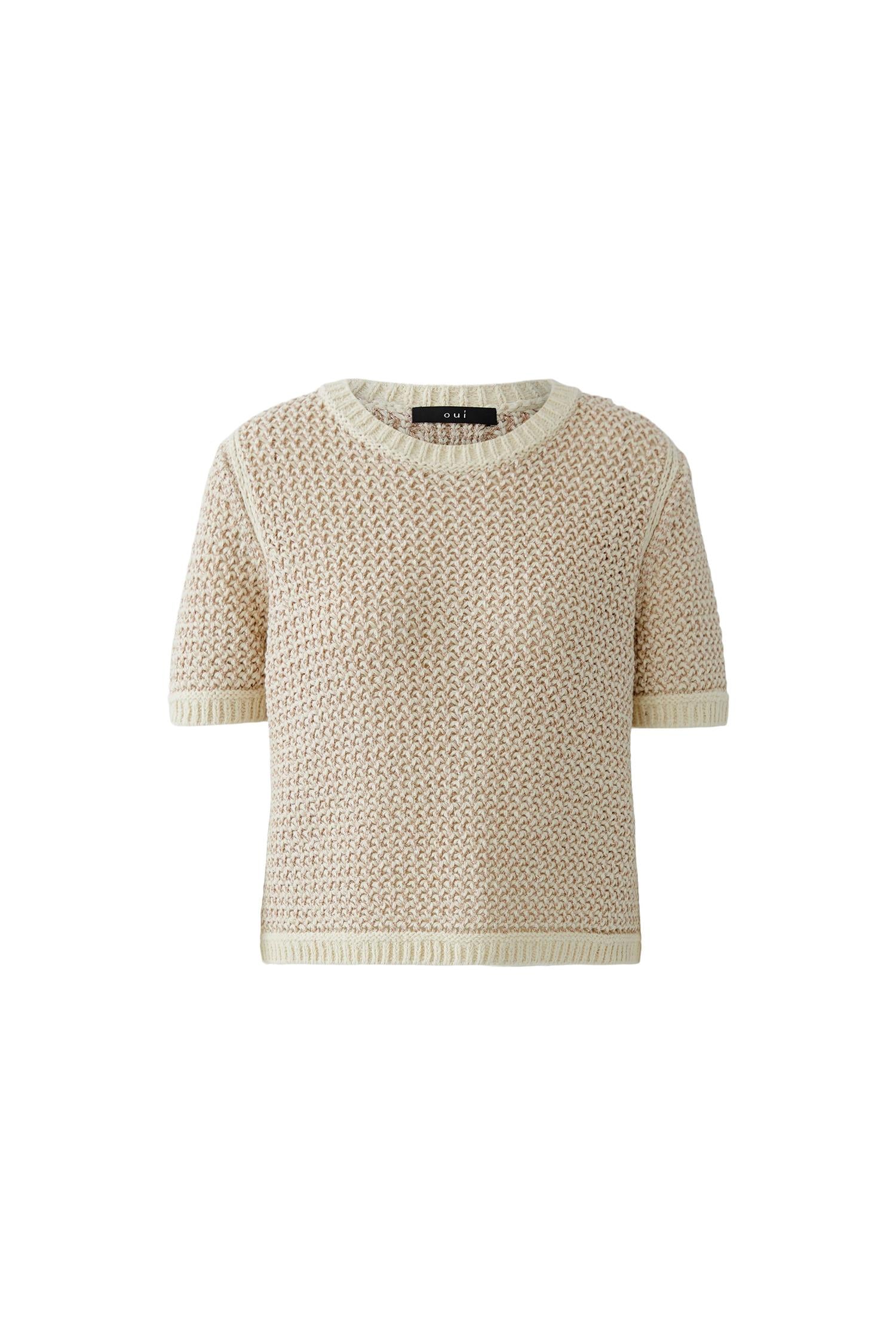 Genser - Pullover Beige Gold
