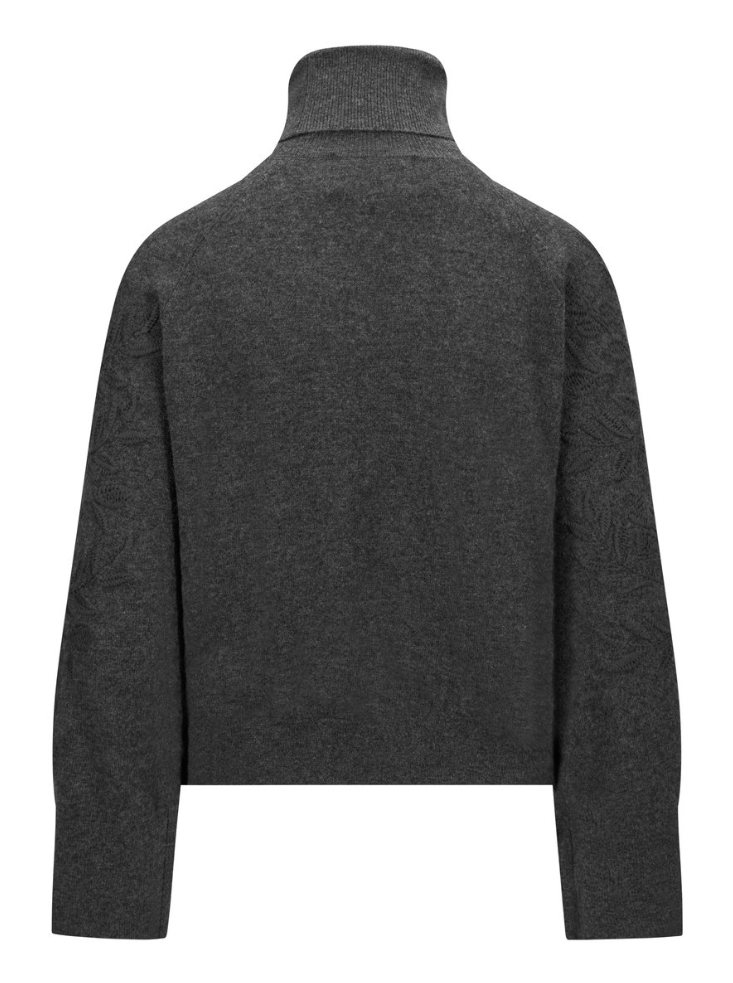 Genser - Laurie Wool Sweater Dark Grey