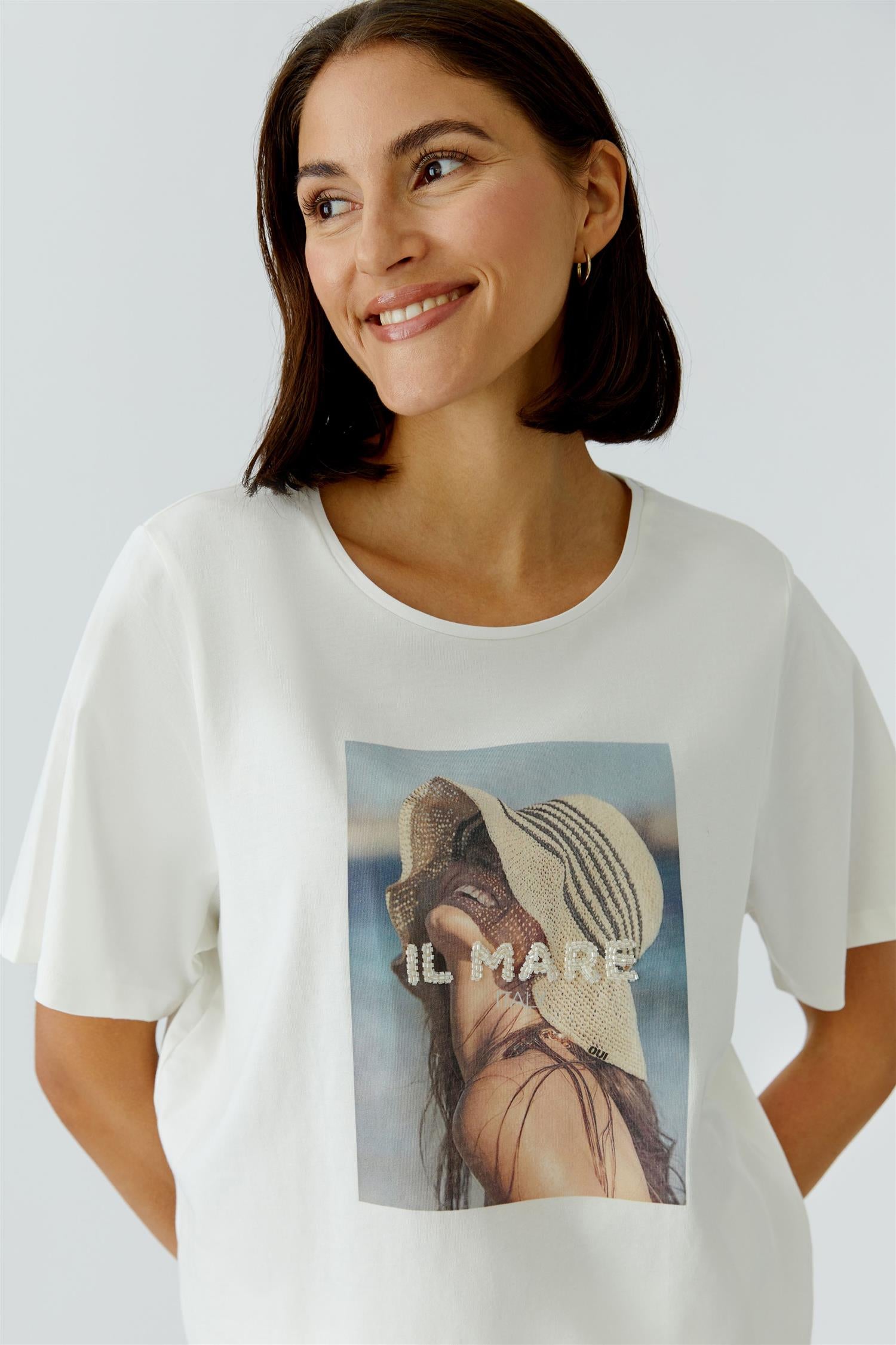 T Skjorte - T-Shirt Cloud Dancer