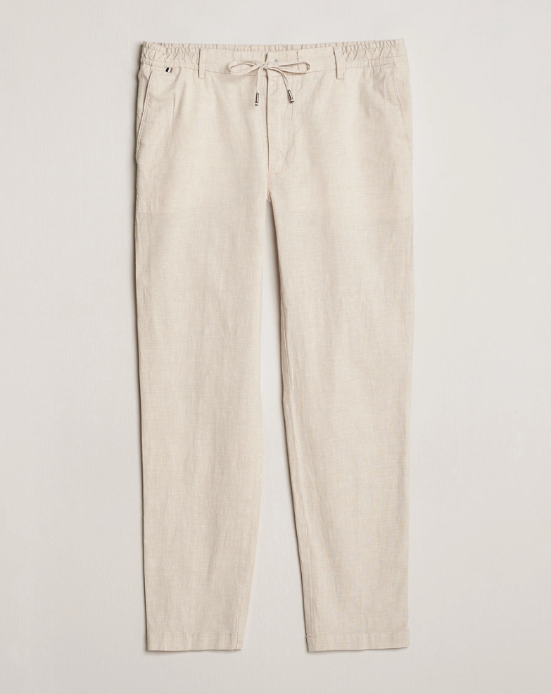 Linbukse - Kane Linen Blend Pants Light Beige