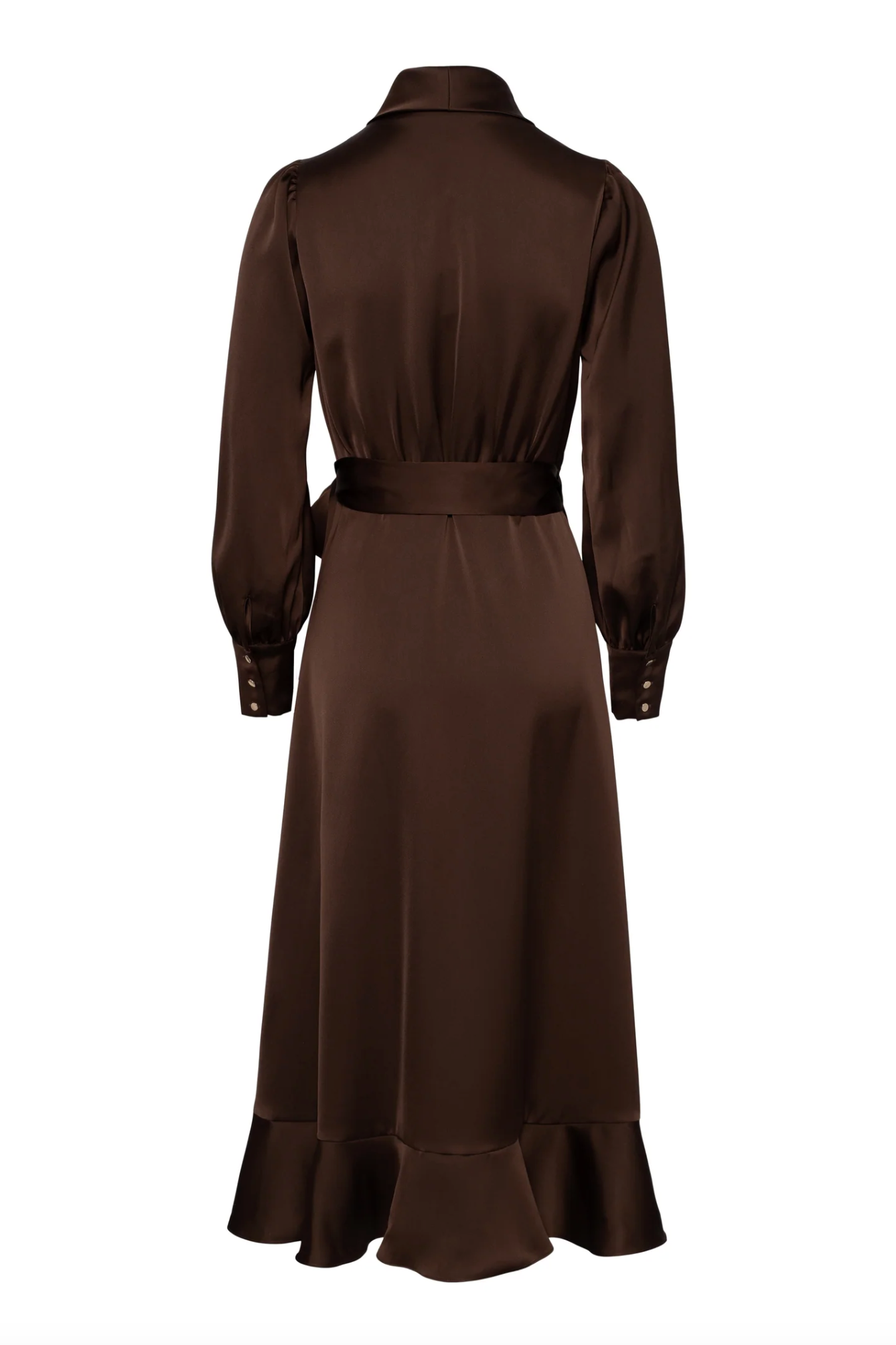 Kjole - Iza Midi Dress Espresso