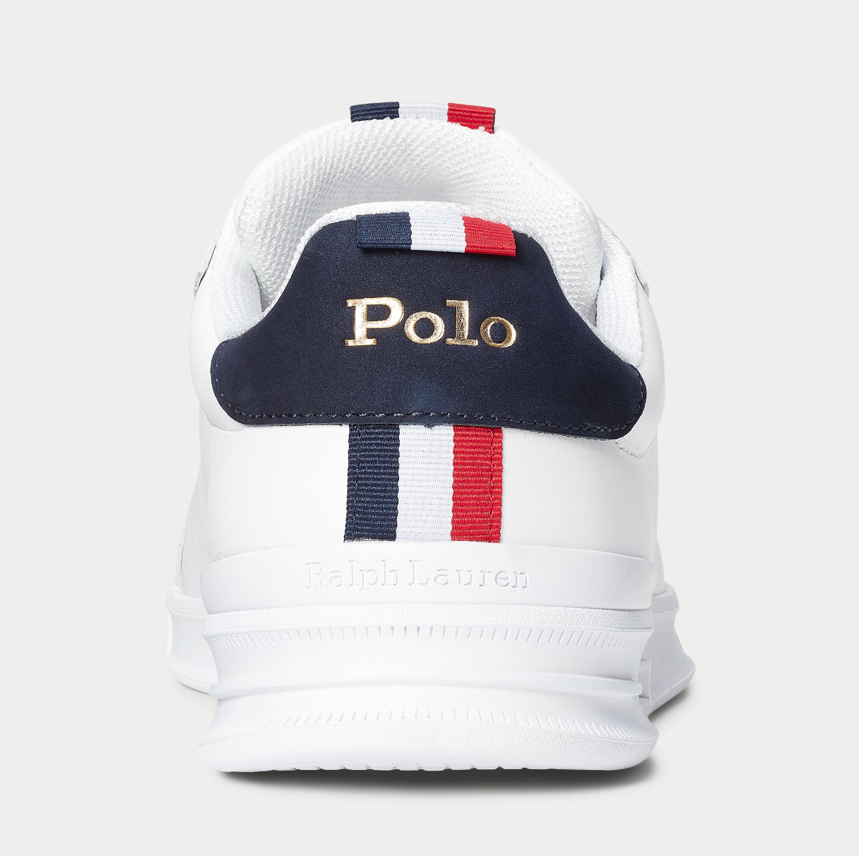 Sneakers - Heritage Court II Leather Sneakers White Navy Red