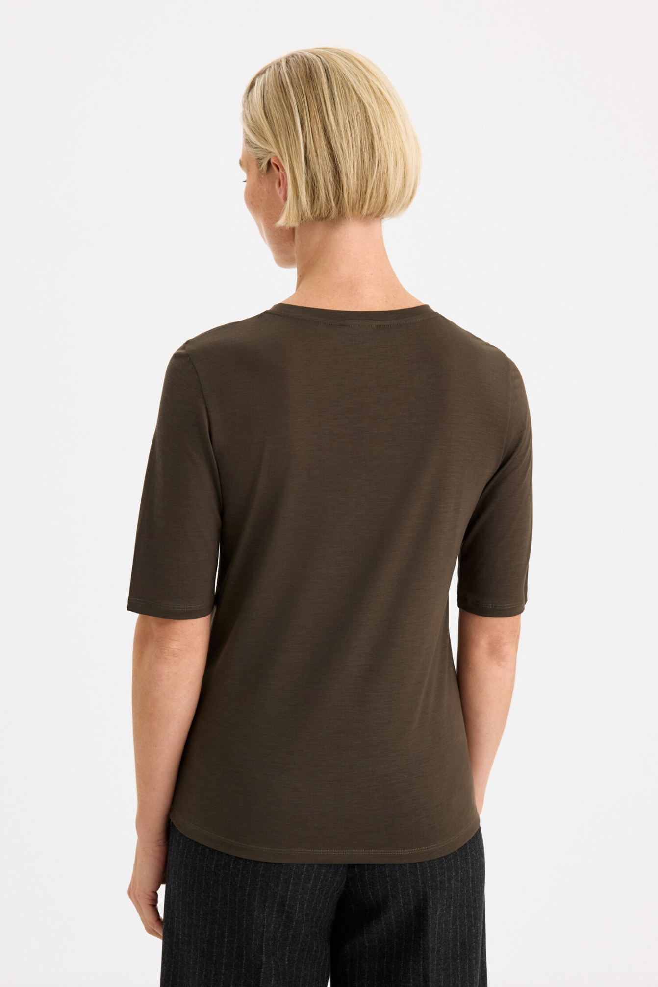 T Skjorte - Elena Tee Ebony Brown
