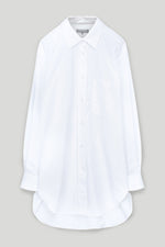 Skjorte - Long Oversized Pocket Shirt White