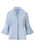Bluse - Guro Linen Shirt Kentucky Blue
