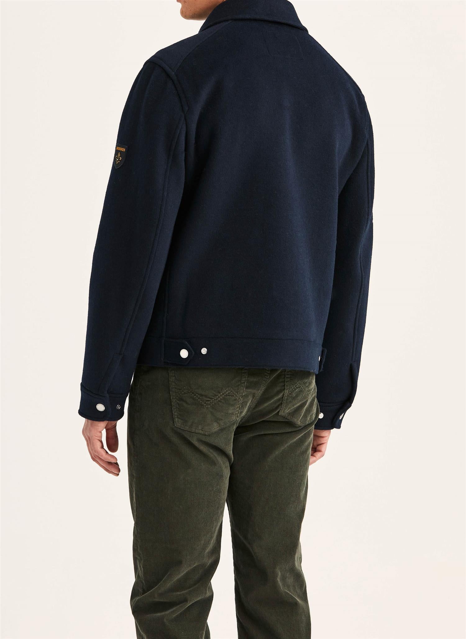 Jakke - Wallace Wool Jacket Blue