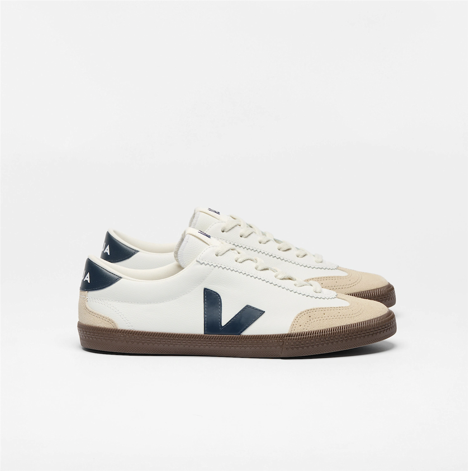Sneakers - Volley Leather White Nautico Bark M