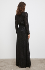 Kjole - Debbie Sequin Dress Black