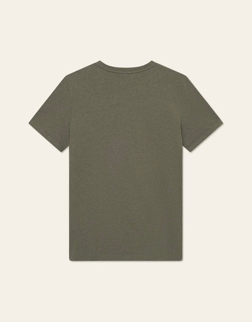 T skjorte - Nørregaard Tonal T Shirt Forest Green Melange