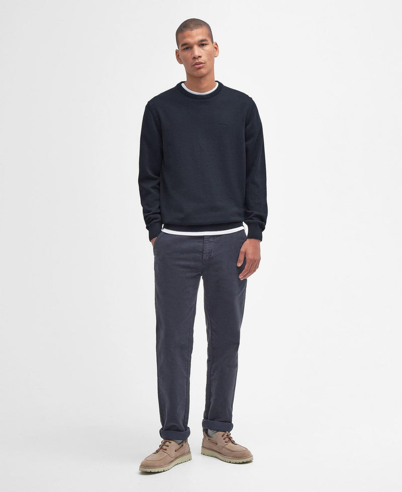 Genser - Pima Cotton Crew Neck Navy