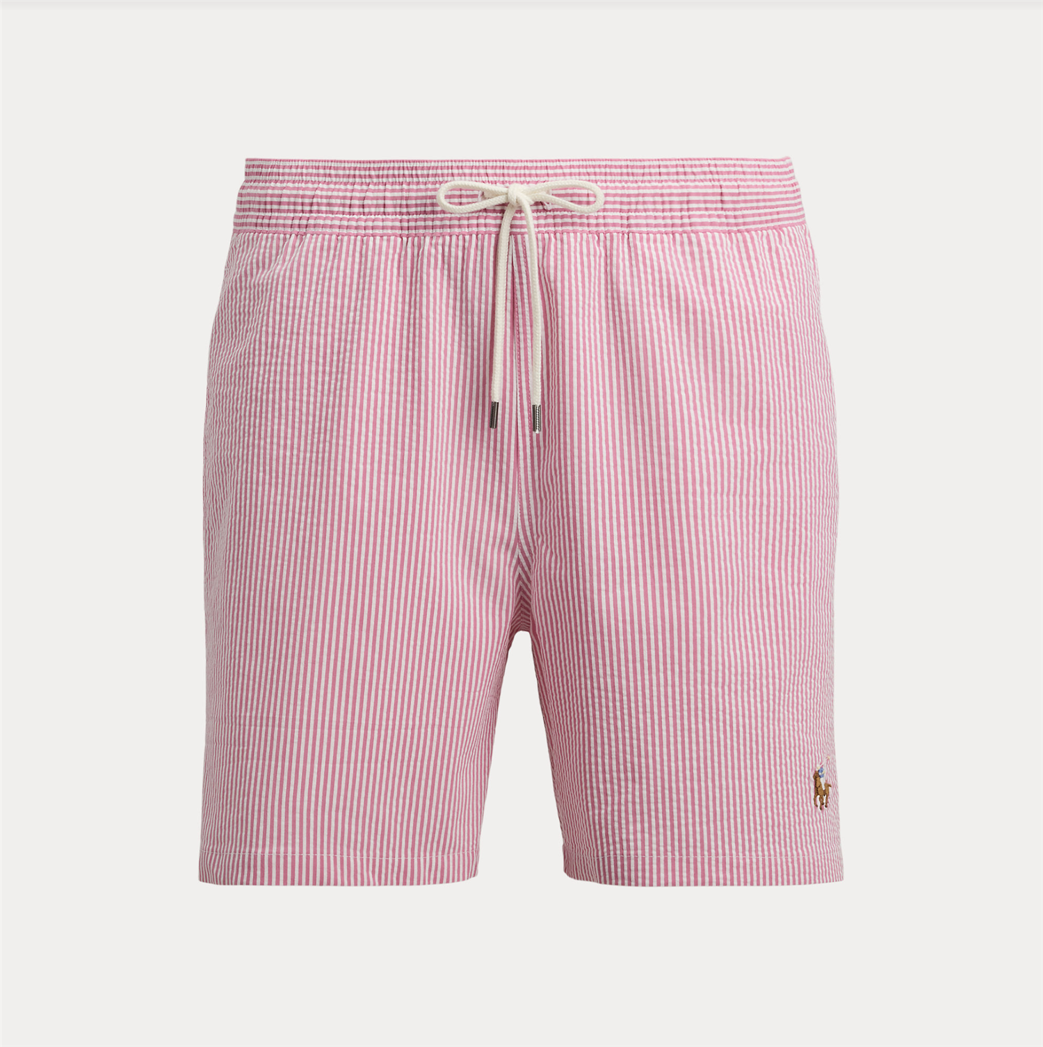 Badeshorts - Traveler Classic Swim Trunk Resort Rose Seersucker