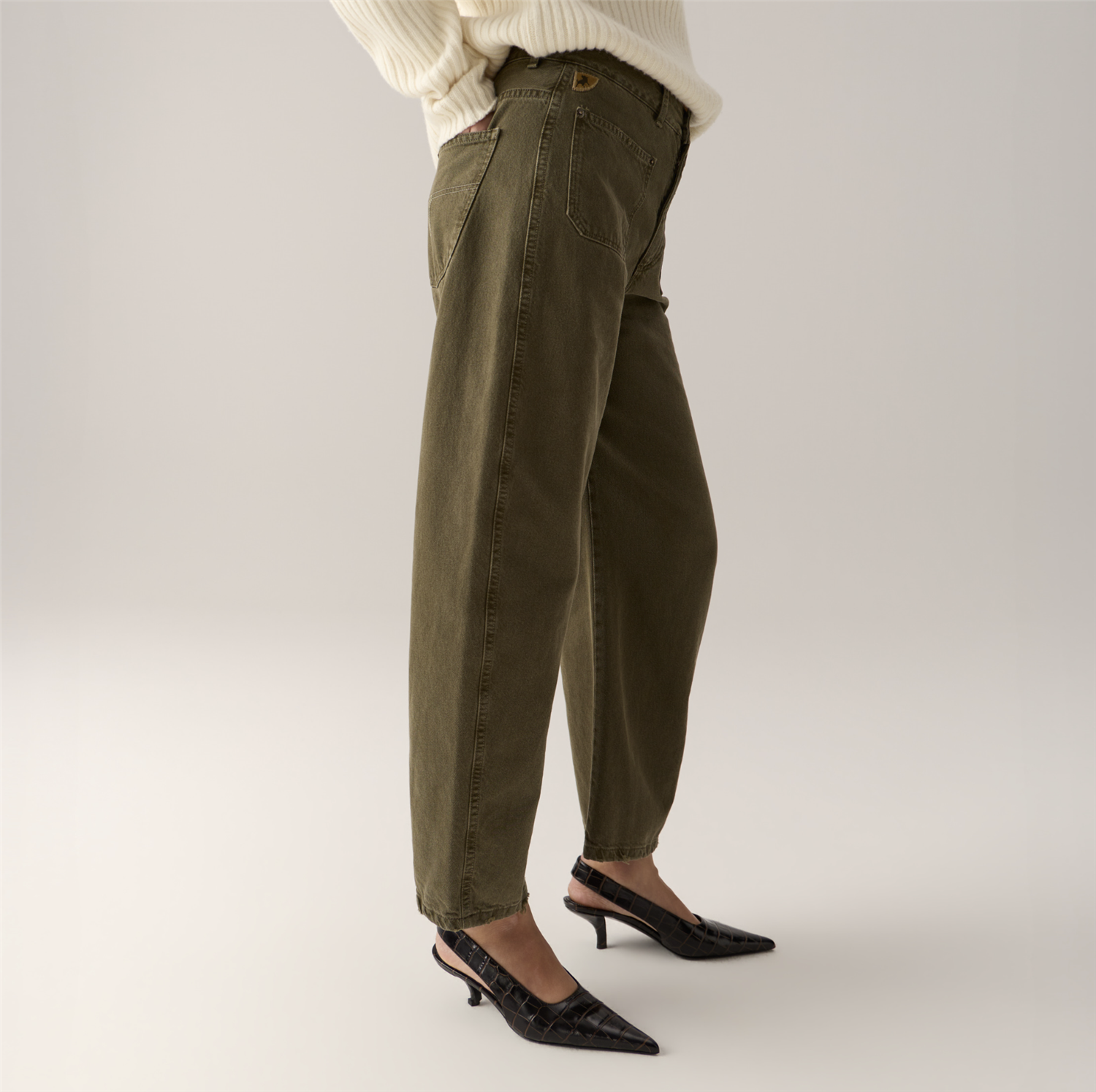 Jeans - Dali Otawa Vintage Olive Branch