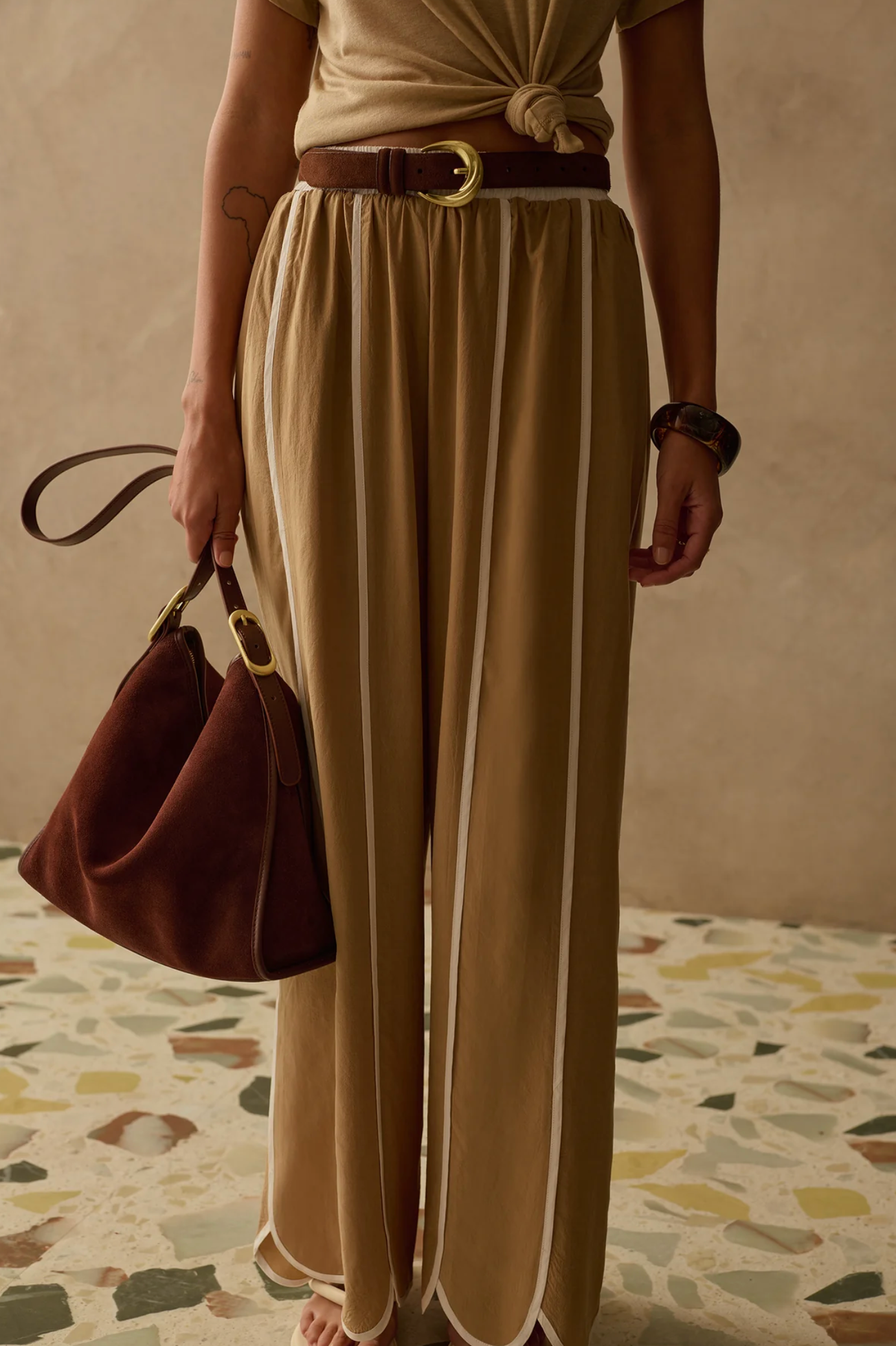 Bukse - The Elayna Pants Tan