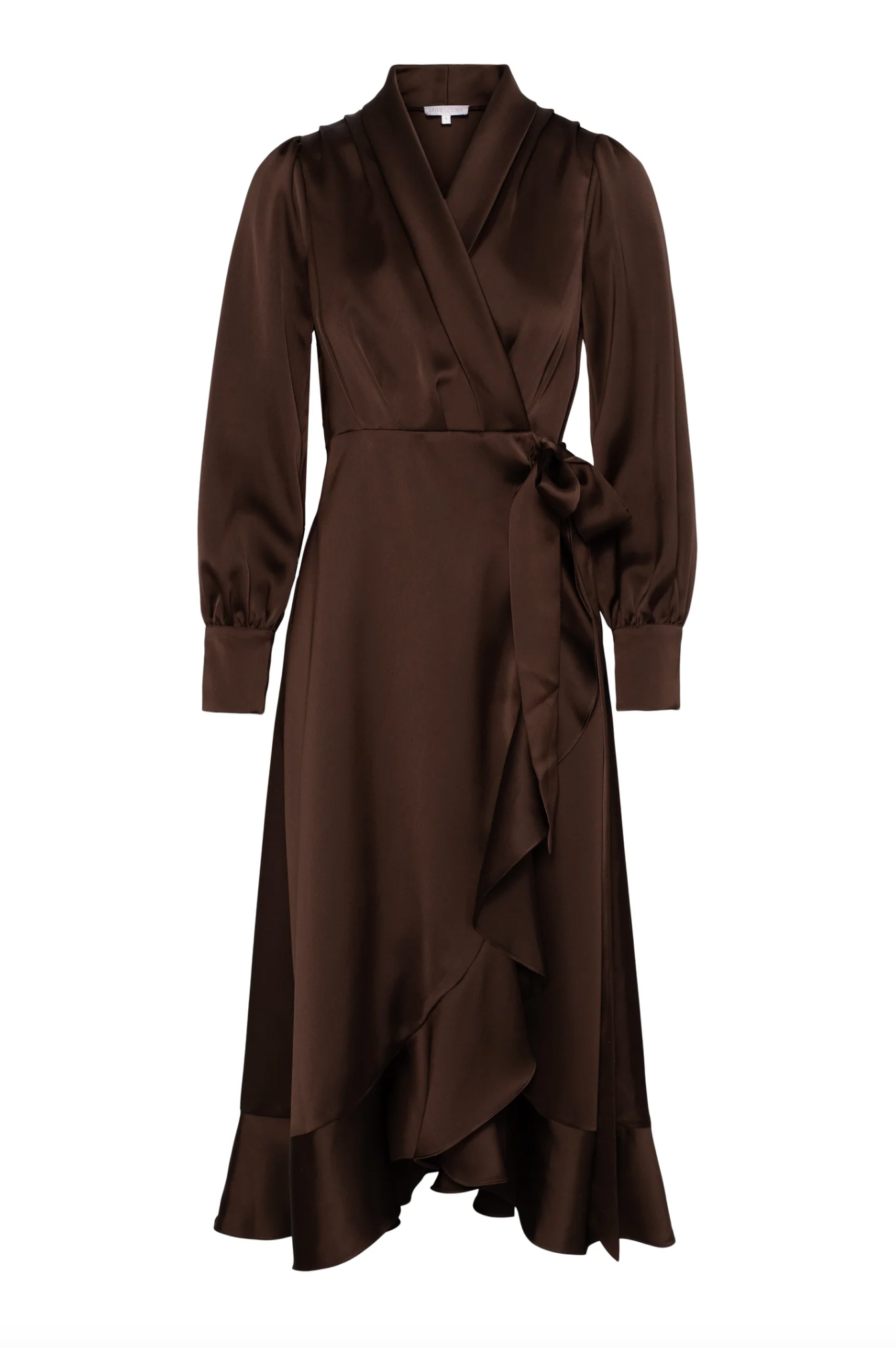 Kjole - Iza Midi Dress Espresso